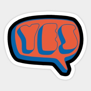 Yes Sticker